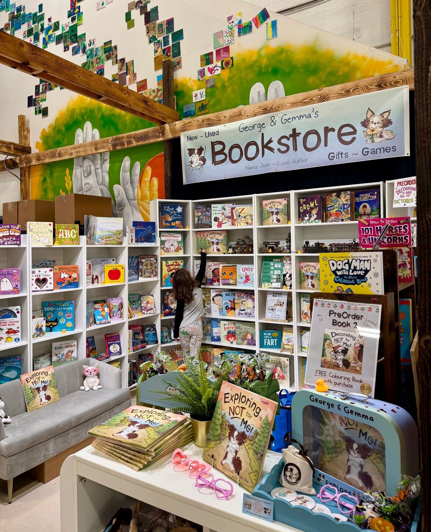 Something magical is coming to @georgeandgemmainc ✨📚⁠
⁠
This local children’s author and new/used bookstore has a BRAND NEW book arriving in just a few weeks — perfect for curious readers and cozy winter storytime.⁠
⁠
Visit them to explore books, activities, and games your little ones will love!⁠
⁠
📍Booth L9⁠
🕓 Fri 10–4 | Sat 9–4 | Sun 10–4⁠
⁠
#BountifulFarmersMarket #YEGAuthors #ChildrensBooks #SupportLocalYEG