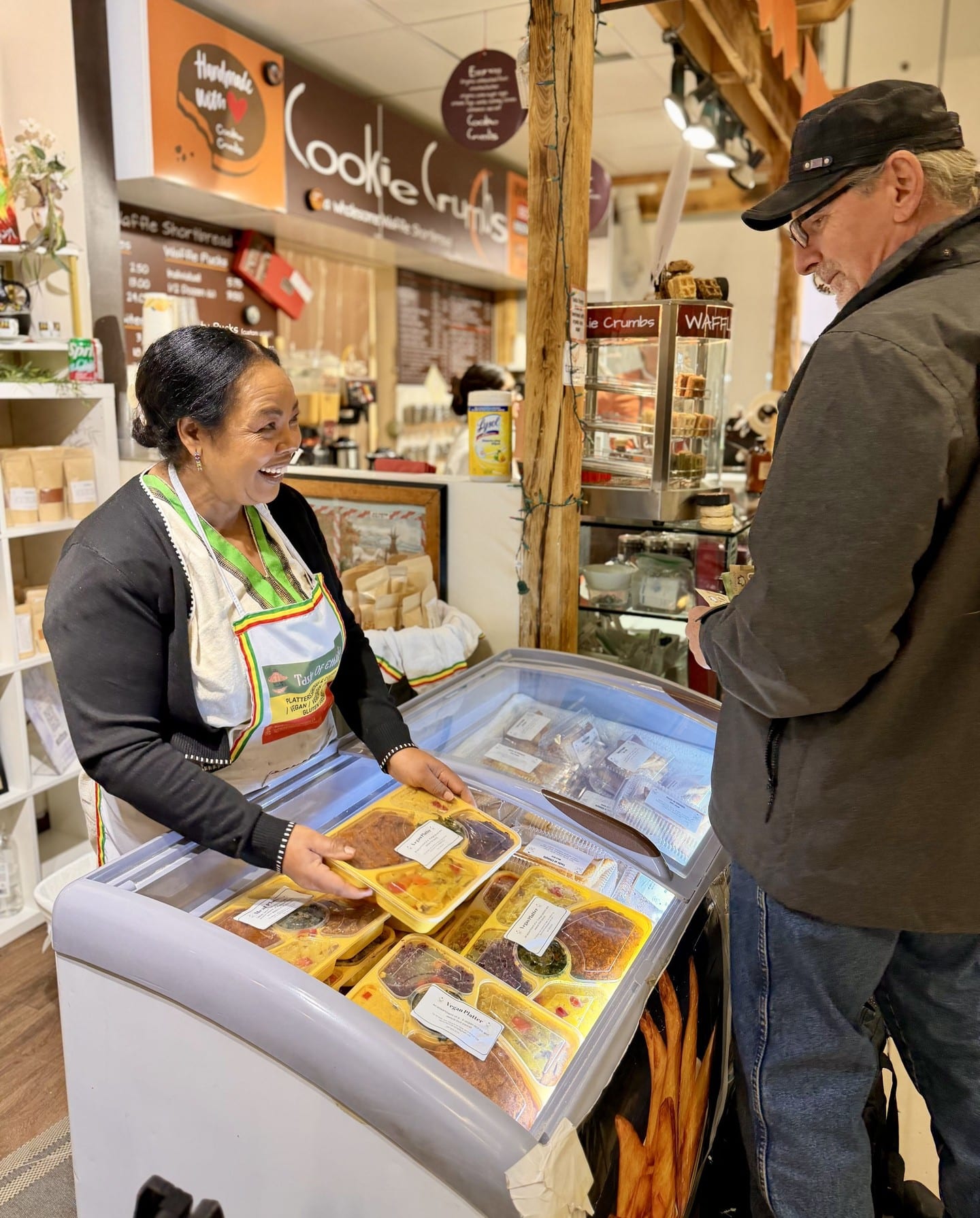 Food is how we share culture ❤️⁠
⁠
@tasteofethiopia_alberta brings the flavours of Ethiopia to Bountiful through takeaway platters designed for sharing around the table.⁠
From handmade injera and savoury sauces to samosas and roasted coffee beans, every dish is prepared with care, culture, and connection.⁠
⁠
📍 Visit Meb at Booth K6 in the Food Hall⁠
🕓 Fri 10–4 | Sat 9–4 | Sun 10–4⁠
⁠
#TasteOfEthiopiaAlberta #BountifulFarmersMarket #YEGFood #SupportLocalYEG #EthiopianCuisine #YEGLocal #YEG