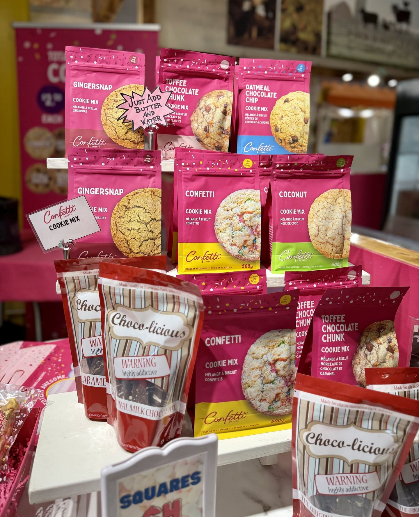 What began as cookies baked at home has become @confettisweets, a locally loved bakery built one batch at a time. These cookie mixes carry that same spirit — familiar, dependable, and ready whenever you feel like baking something comforting and sweet.⁠
⁠
📍 Booth D2⁠
🕓 Fri 10–4 | Sat 9–4 | Sun 10–4⁠
⁠
#BountifulFarmersMarket #YEGLocal #ConfettiSweets #YEGTreats #YEGBakery #YEGDesserts #SupportLocalYEG