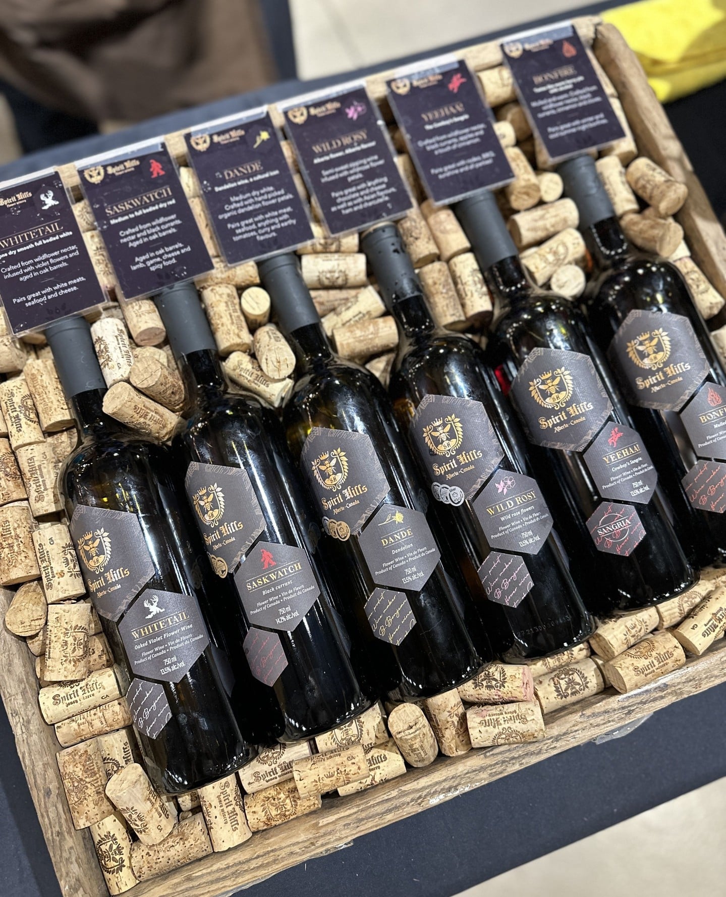 @spirithillswinery creates award-winning flower wines inspired by the wildflowers of Alberta’s Rocky Mountain foothills. Crafted by the Bonjean family — with deep roots in French winemaking — each bottle offers a layered, aromatic experience unlike traditional grape wines.⁠
⁠
📍 Booth I14⁠
🕓 Fri 10–4 | Sat 9–4 | Sun 10–4⁠
⁠
#BountifulFarmersMarket #YEGLocal #YEGFlowerWine #SpiritHillsWinery #YEGWine #YEGArtisan #ShopLocalYEG #YEG