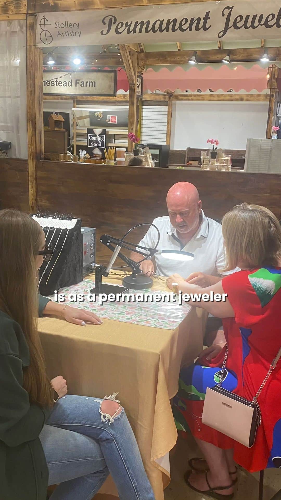 Permanent jewelry has been growing in popularity, and Barry loves sending people off with a brand new accessory (and a smile 😁)

Head over to @stolleryartistry and pick out a piece that lasts for years!
(Saturdays only — behind the stage)

#Jewelry #PermanentJewelry #BountifulFarmersMarket #YEG #ShopLocal