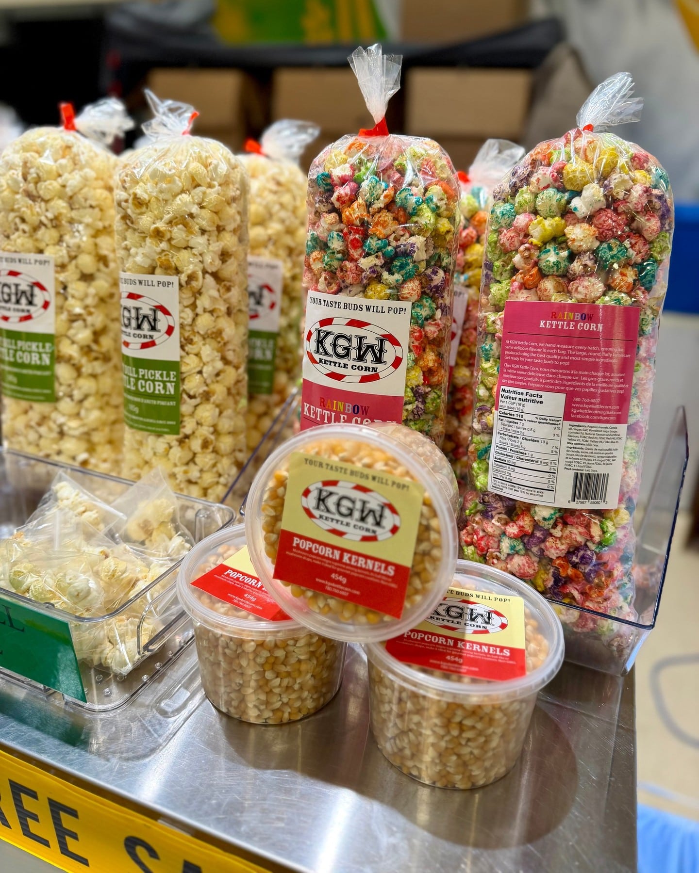 ✨ Movement in the Market ✨

You’ll now find @kgwkettlecornyeg popping over to Booth J2!

From sweet rainbow kettle corn to bold jalapeño cheddar and savoury all dressed, plus containers of unpopped kernels to take home — there’s a flavour for every kind of snack mood.

📍 Booth J2
🕓 Fri 10–4 | Sat 9–4 | Sun 10–4

#BountifulFarmersMarket #YEGMarket #YEGFood #YEGLocal #YEGSnacks #YEGEats #YEG  #SnackTime #ShopLocalYEG
