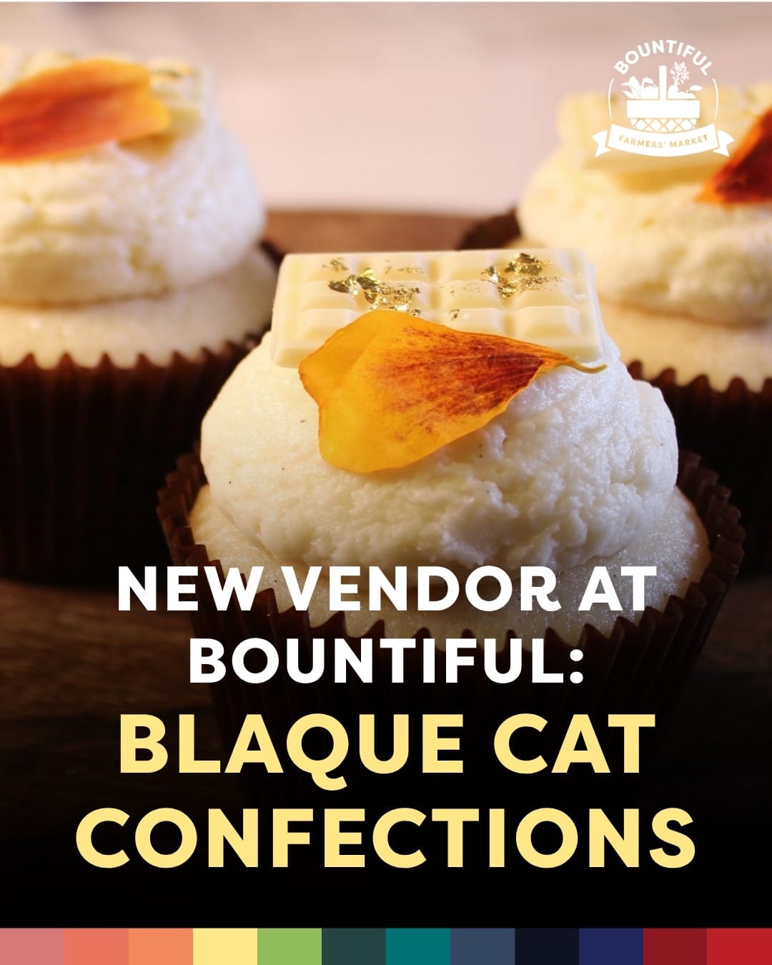 Meet Blaque Cat, a new vendor bringing a little magic to Bountiful Farmers’ Market 🔮🖤✨⁠
⁠
This specialty bakery is known for eye-catching desserts made with premium ingredients, bold flavours, and arcane-inspired themes. From cupcakes and cookies to tarts and brownies, each treat is crafted to feel special, memorable, and ready to be discovered 🌙🧁⁠
⁠
Stop by Booth A13 and pick up something enchanting for yourself or to share 🪄🍪 @blaquecatconfections⁠
⁠
#BountifulFarmersMarket #YEGFood #YEGBakery #ShopLocalYEG #EdmontonMarkets