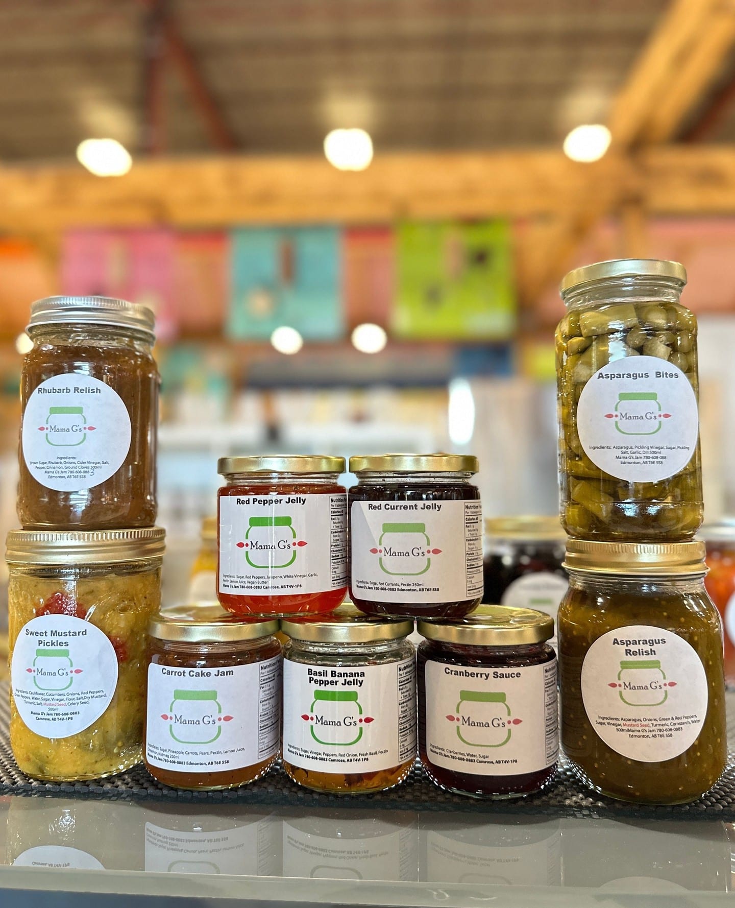 A jar full of something a little different 🍑⁠
⁠
At Mama G’s Jam, every recipe is made the simple way — no artificial preservatives, just real ingredients and plenty of flavour. From classics to creative favourites like apple pie jam, peach salsa, and beet horseradish relish, there’s always something new to discover.⁠
⁠
📍 Booth B6⁠
🕓 Fri 10–4 | Sat 9–4 | Sun 10–4⁠
⁠
#BountifulFarmersMarket #YEGLocal #HomemadeJam #ShopLocalYEG ##YEGMade #YEGFood #YEGJams #YEG