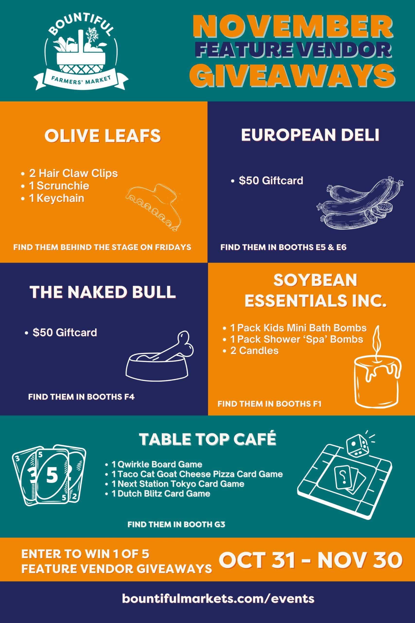 LG POSTER – November Vendor Giveaway 2025